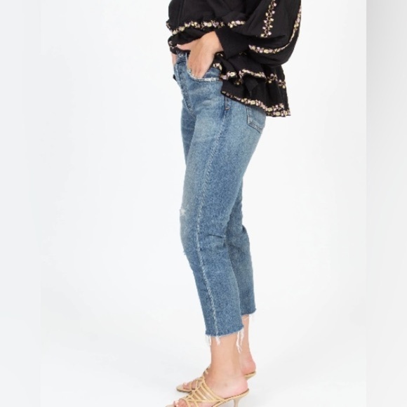 Citizens of Humanity Liya High Rise Classic Fit Crop Jeans - Picture 2 of 15